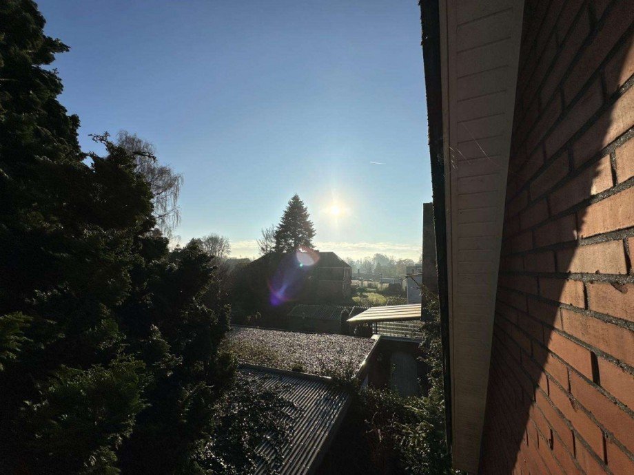 Aussicht Balkon Einfamilienhaus Weener