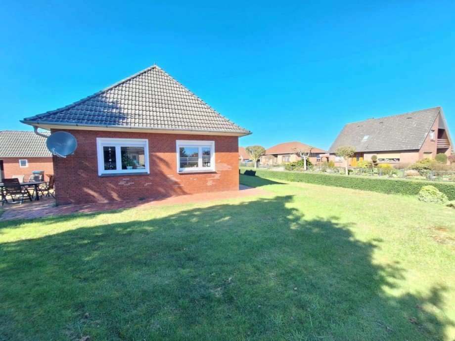 Westansicht Bungalow Bunde