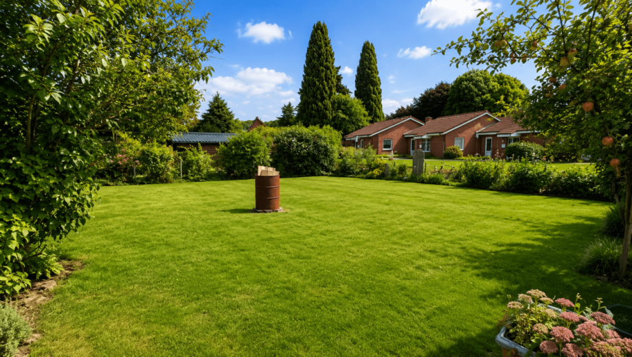 Gartenansicht Einfamilienhaus Ostrhauderfehn