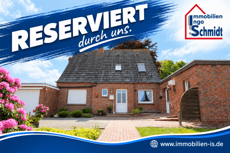 reserviert Weener Einfamilienhaus Charmant in ruhiger Lage! - Einfamilienhaus inkl. freistehender ELW mit viel Potenzial!