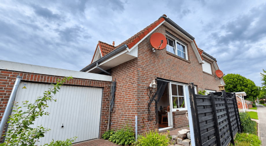 R�ckansicht Haus Weener