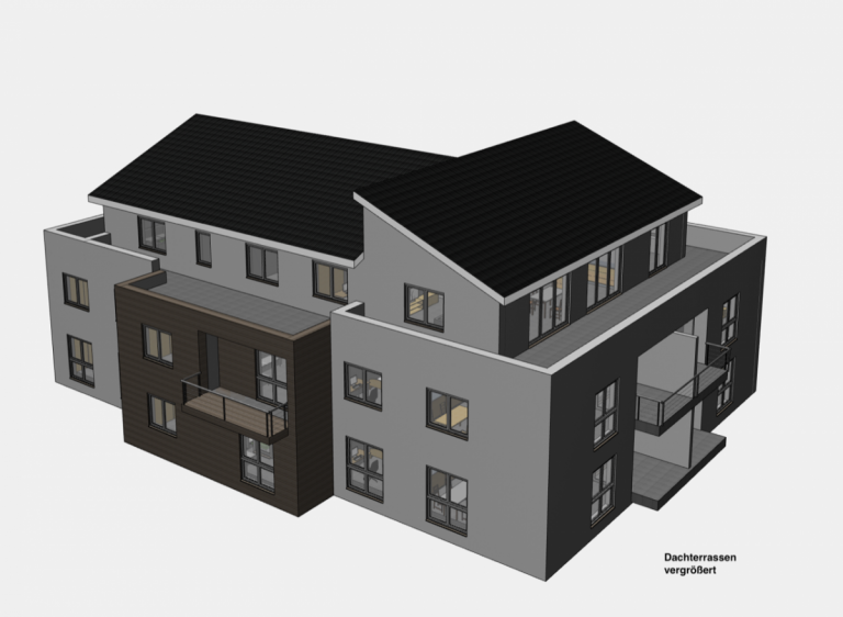 Planskizze Weener Mehrfamilienhaus Baugrundst�ck f�r MFH im Zentrum von Weener
