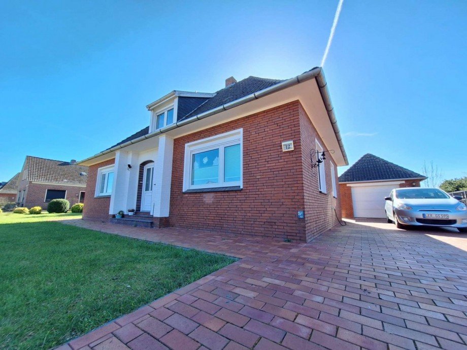 Nordansicht Bungalow Bunde