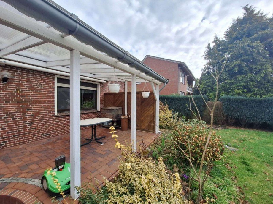 Terrassenansicht Einfamilienhaus Weener