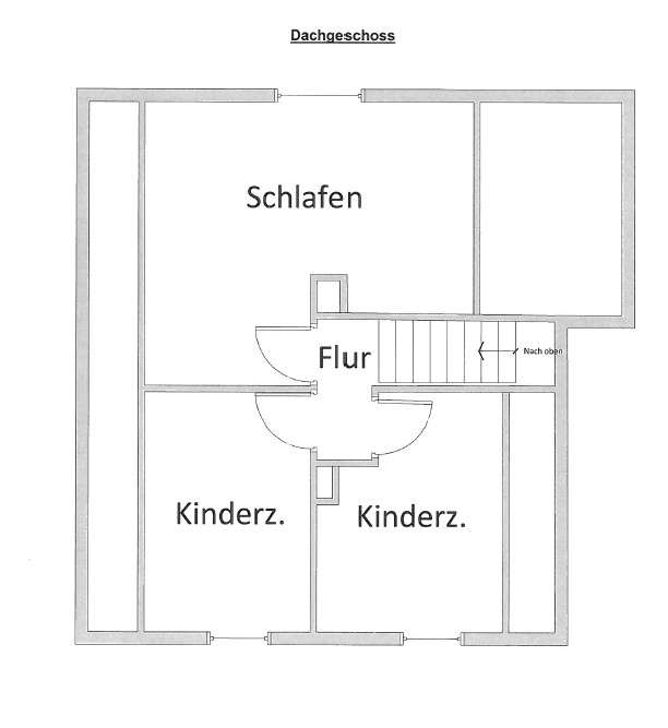 Grundriss DG Einfamilienhaus Weener