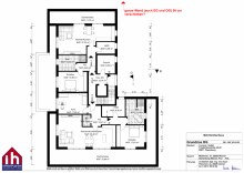 Grundriss DG Baugrundst�ck f�r MFH im Zentrum von Weener