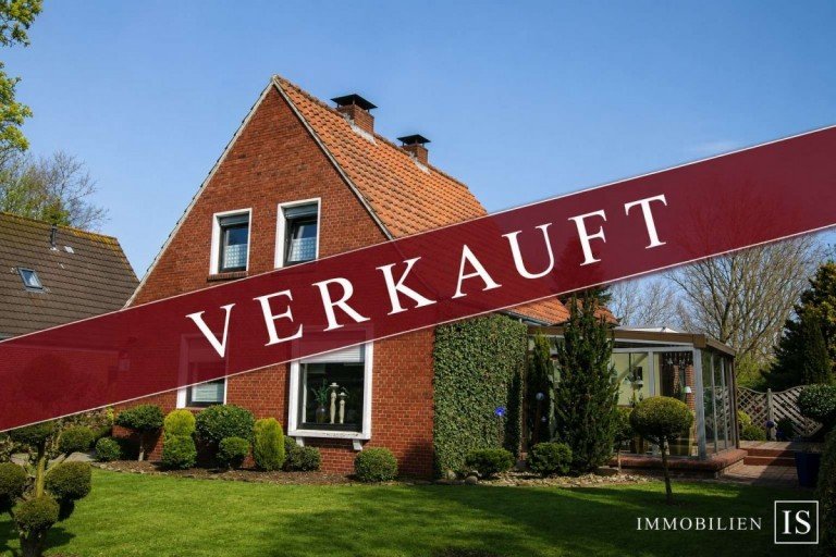 Verkauft Weener Einfamilienhaus R�ckw�rtig unverbautes EFH in Hafenn�he!
