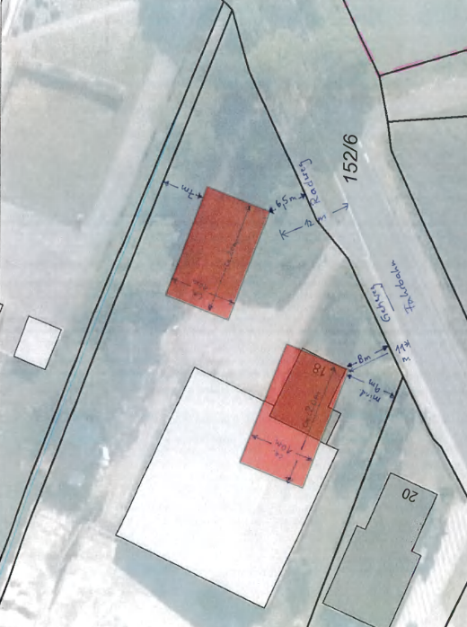 Bauvorhaben - Plan Grundst�ck Weener