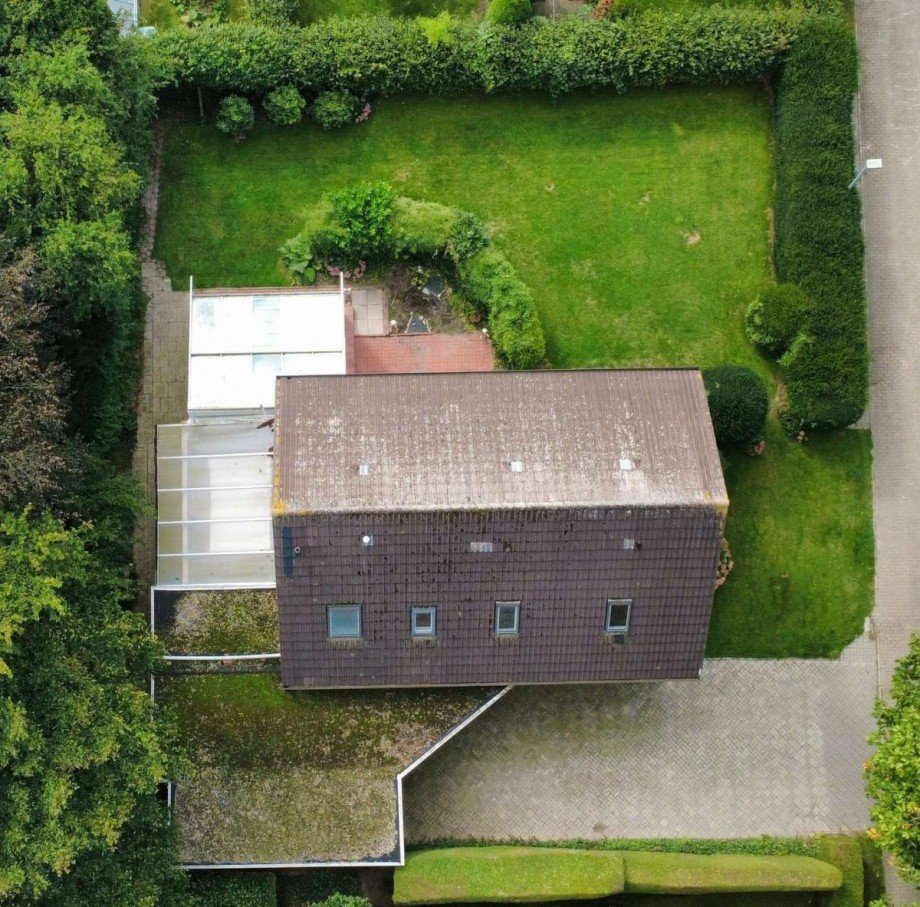 Luftansicht Einfamilienhaus Weener