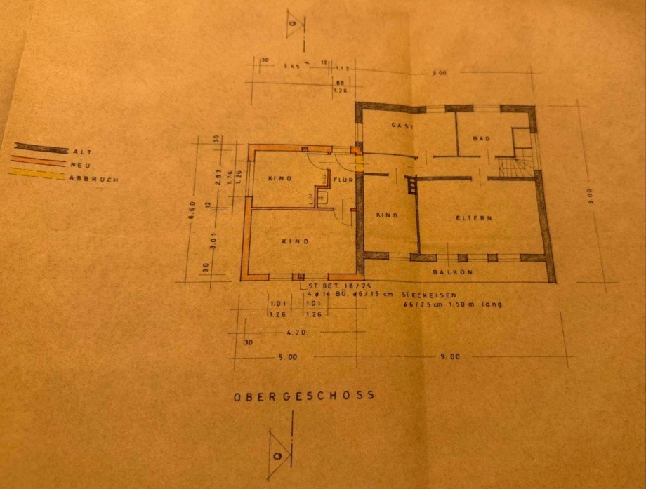 Grundriss OG Einfamilienhaus Weener