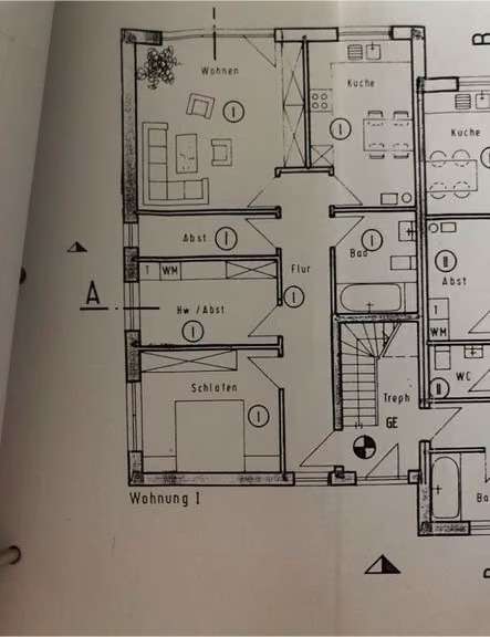 Grundriss Erdgeschosswohnung Weener