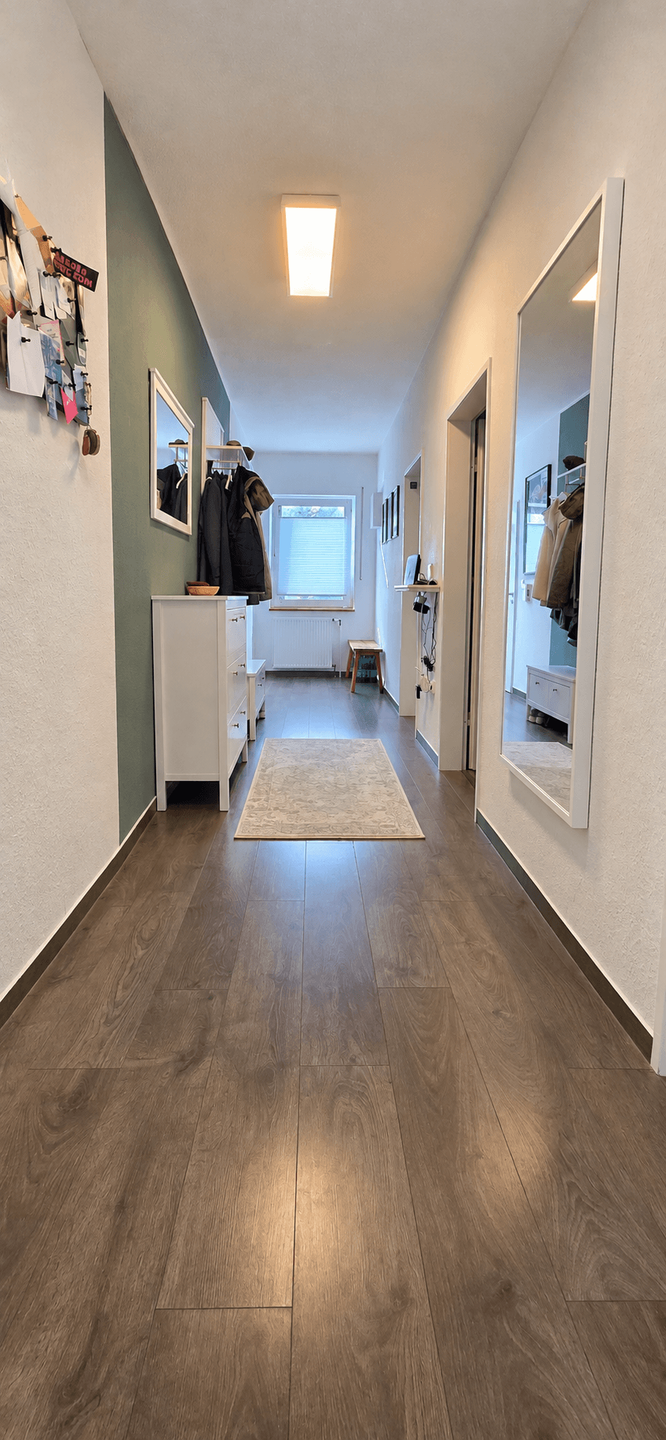 Fluransicht Erdgeschosswohnung Weener