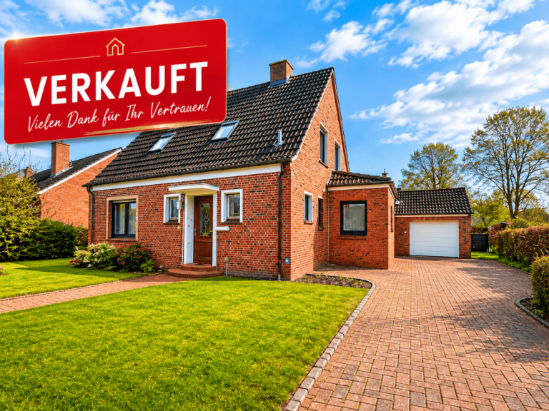 verkauft Weener Einfamilienhaus Zentrale Lage, viel Potenzial: Raumwunder mit Garten zum Verwirklichen