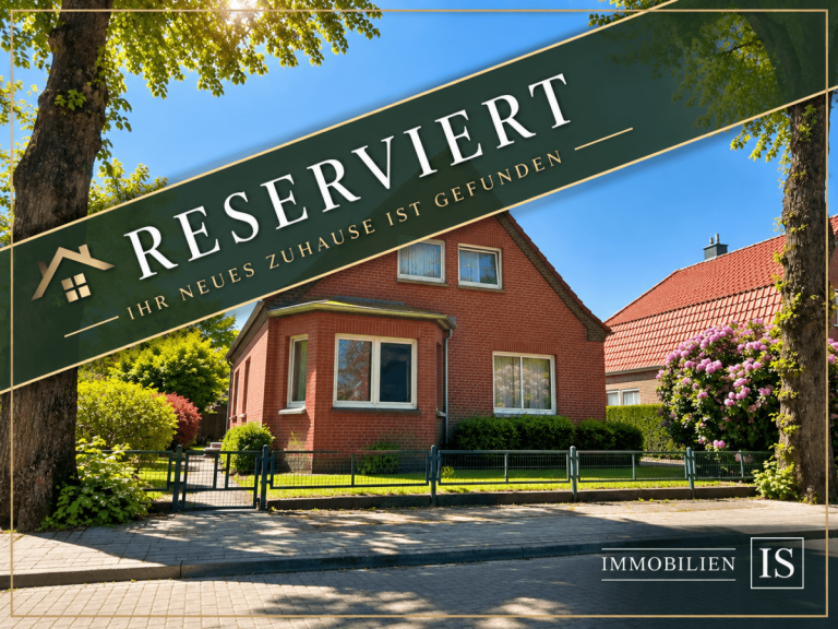 reservier Weener Einfamilienhaus Ruhig und harmonisch wohnen - dennoch zentral in Weener!