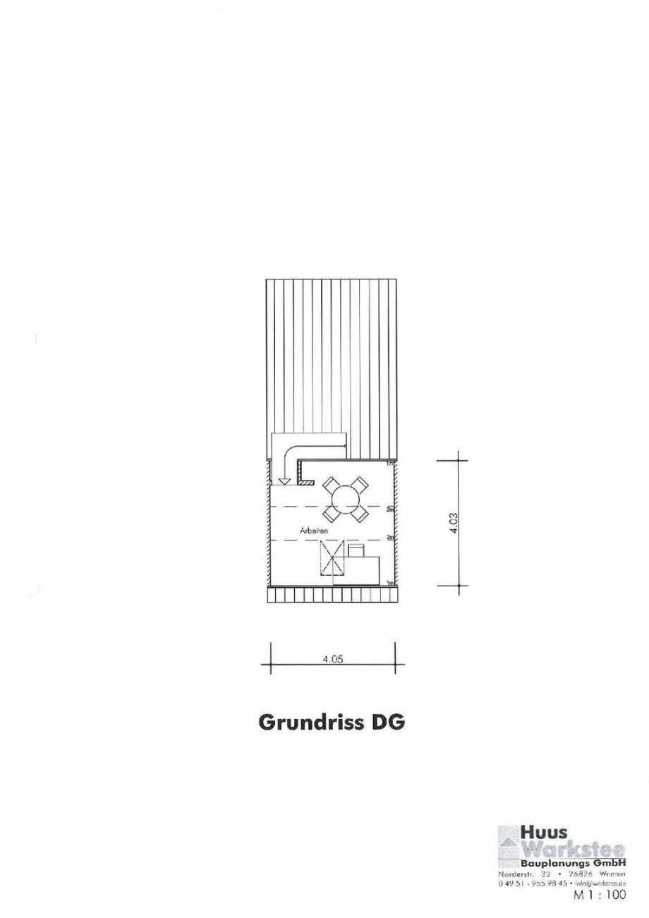 Grundriss DG Einfamilienhaus Weener