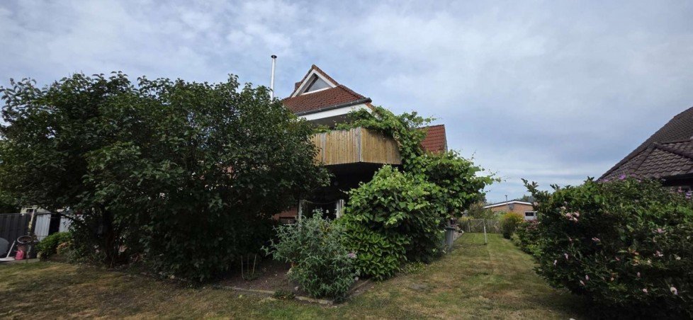 S�dansicht Einfamilienhaus Ostrhauderfehn