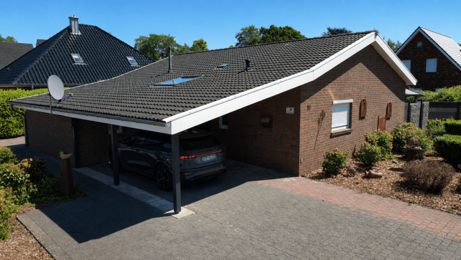 Drohne 4 Einfamilienhaus Weener