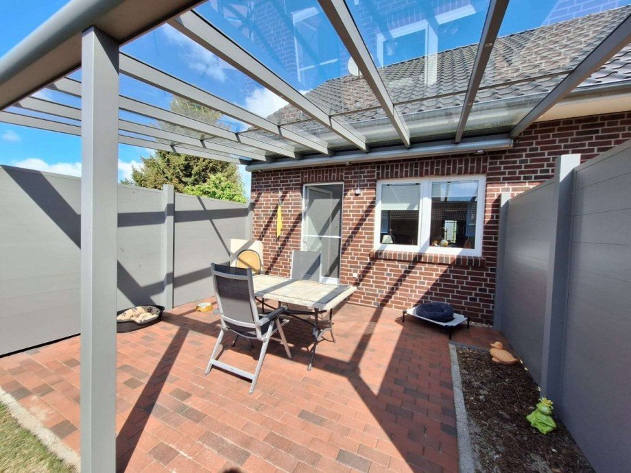�berdachte Terrasse S�d Einfamilienhaus Weener