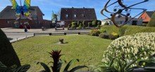 Garten Solides Flachdachhaus mit Gartenidylle in angenehmer Wohnlage