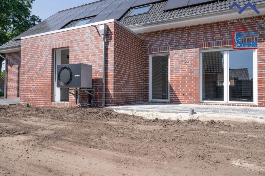 Terrasse Doppelhaush�lfte Weener